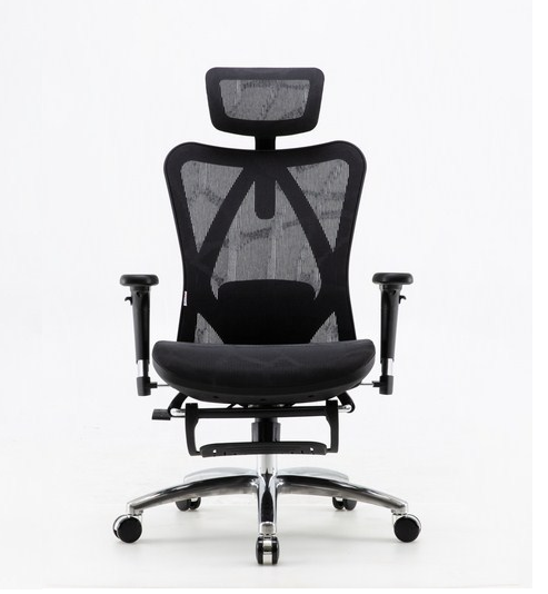  Ghế công thái học Sihoo M57B (Có kê chân) - Đen 