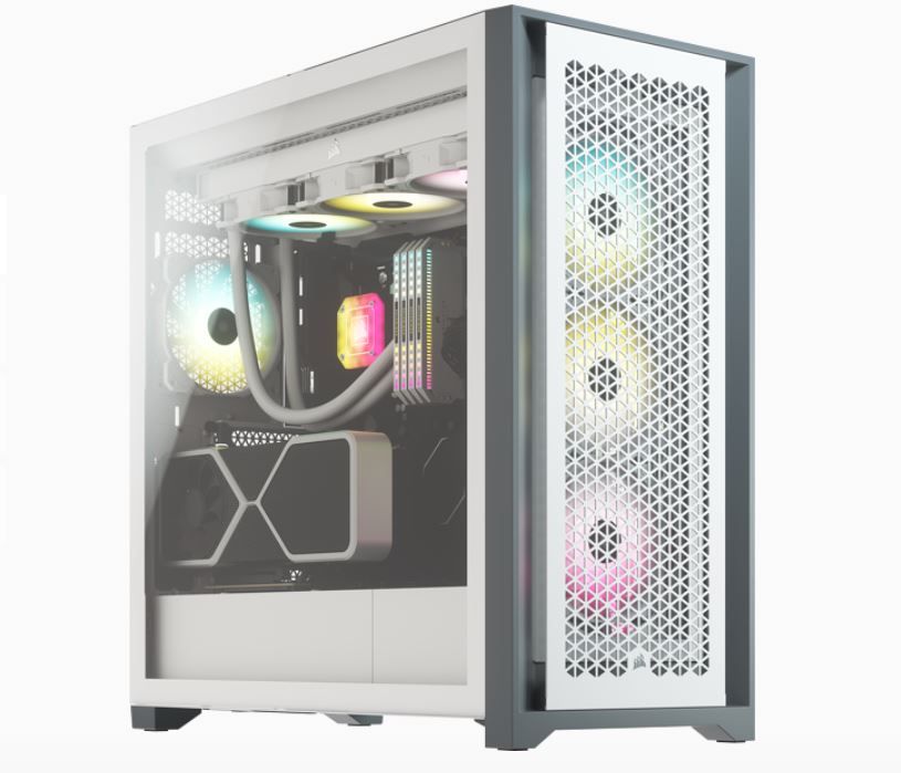  Vỏ Case 5000D AIRFLOW Tempered Glass Mid-Tower ATX PC Case — White 