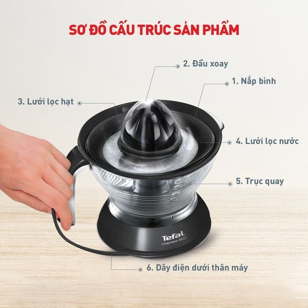 Máy vắt cam Tefal Vitapress ZP300810