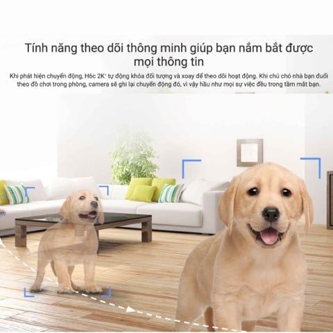Camera Wifi EZVIZ quay quét trong nhà 4MP 2K H6C