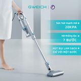 Máy hút bụi cầm tay GWEICH GWV-20W06 với lực hút 20KPA, công suất 550W