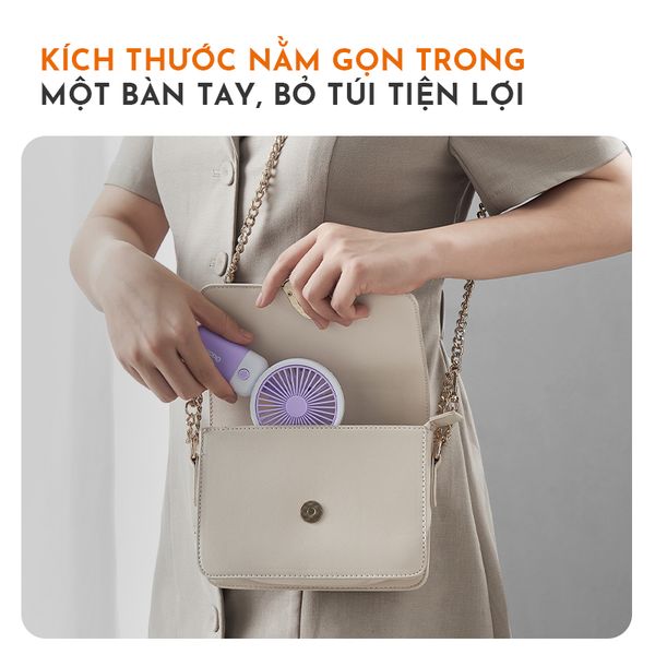 Quạt cầm tay mini GAABOR GFH-N75A