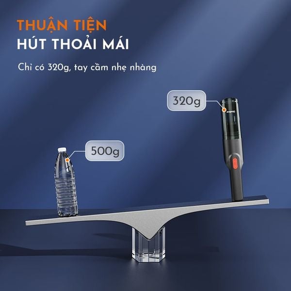 Máy hút bụi không dây cầm tay GAABOR GVCC-M3A2 nhỏ gọn, 3 đầu hút