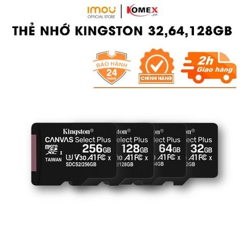 Thẻ nhớ microSD Kingston Canvas Select Plus Android A1 tốc độc tới 100MB/s SDCS2 ( 32 / 64 / 128 / 256 )