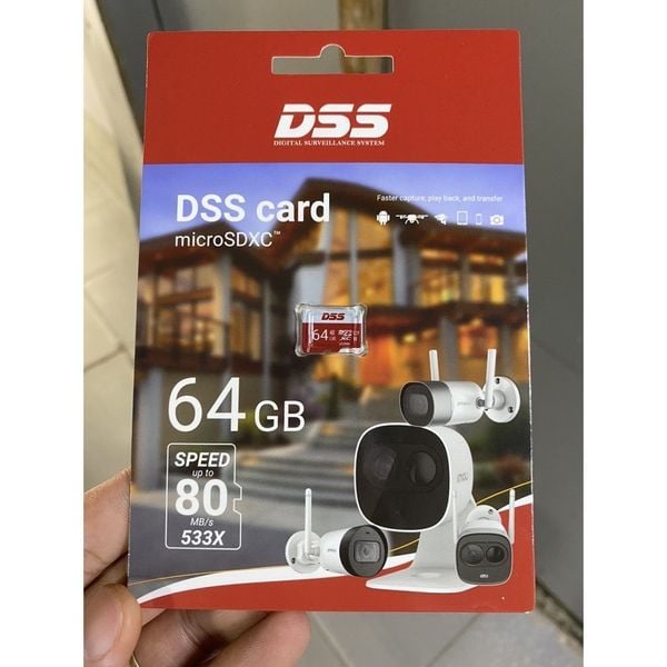 Thẻ nhớ DSS 64GB Class 10 tốc độ 80Mb/s Chính Hãng DSS phân phối