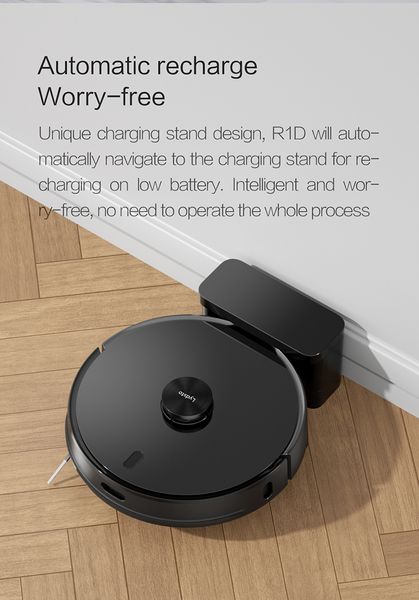 Robot hút bụi khô và ướt đa năng Lydsto-YM-R1D-W03/B03 tự động sạc, cảm biến tránh rơi