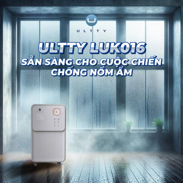 Máy hút ẩm và lọc không khí U-ULTTY LUK016 - 4 Tính năng tự động phù hợp với từng điều kiện thời tiết