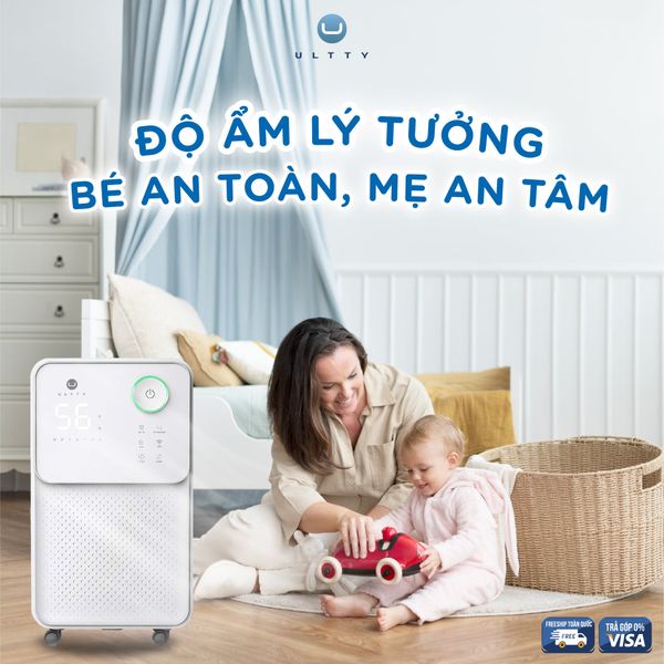 Máy hút ẩm và lọc không khí U-ULTTY LUK016 - 4 Tính năng tự động phù hợp với từng điều kiện thời tiết