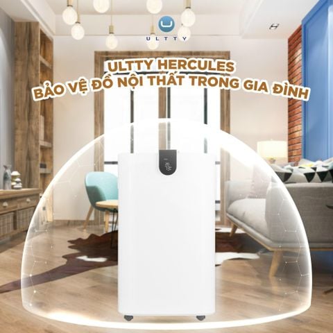 Máy hút ẩm tích hợp tính năng lọc không khí U ULTTY HERCULES - Công suất hút mạnh mẽ 30L/ngày với 4 Chế độ hút ẩm thông minh