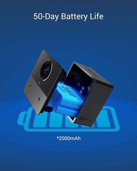 Camera Wifi EZVIZ trong nhà dùng pin sạc BC2 2MP