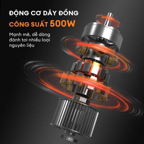 Máy đánh trứng cầm tay GAABOR GE-M01A công suất 100W