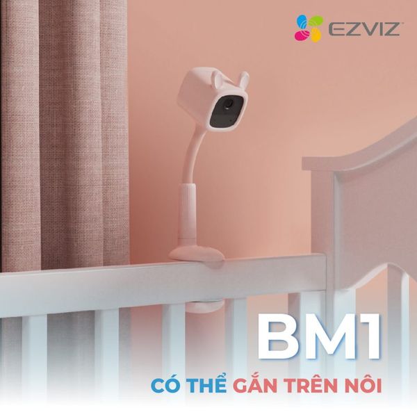 Camera Dùng Pin trong nhà Trông Trẻ Em Ezviz BM1, 2MP