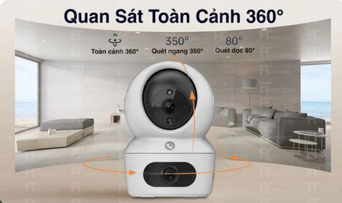Camera IP WiFi 2 Mắt EZVIZ H7C 8MP Trong Nhà Thông Minh