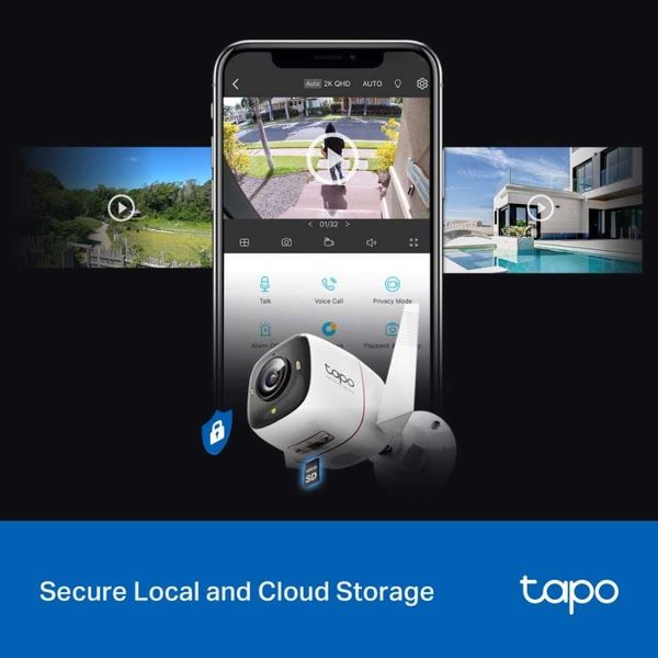 Camera IP Wifi ngoài trời TP-LINK cố định Tapo C325WB 4MP