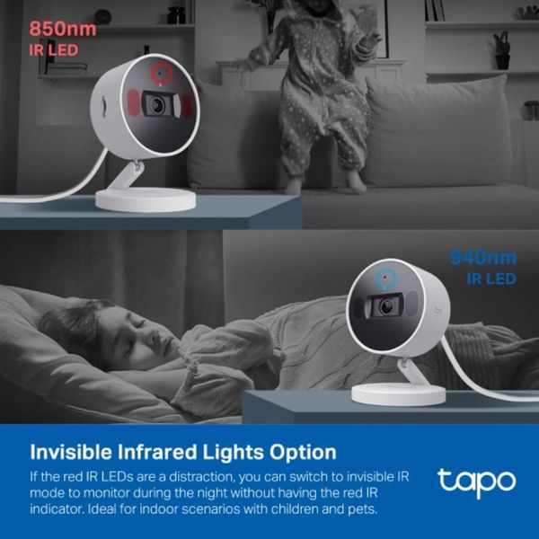 Camera IP Wifi trong nhà TP-LINK cố định Tapo C125 4MP