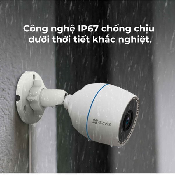 Camera Wifi EZVIZ ngoài trời 2MP C3TN2MP (1080P, Tích hợp thu âm)