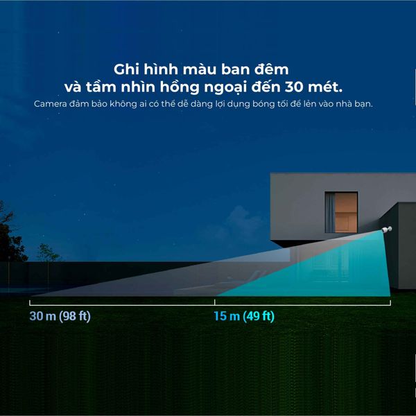 Camera Wifi EZVIZ ngoài trời 2MP 1080P C3TN2MPC