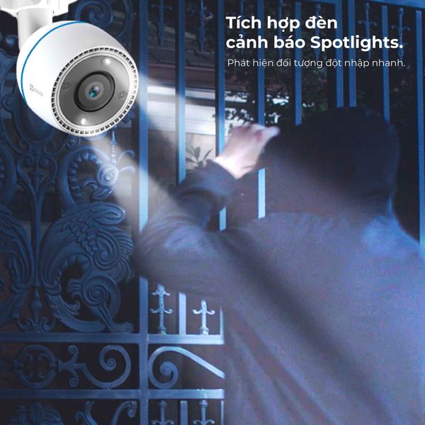 Camera Wifi EZVIZ ngoài trời 2MP 1080P H3C2MPC