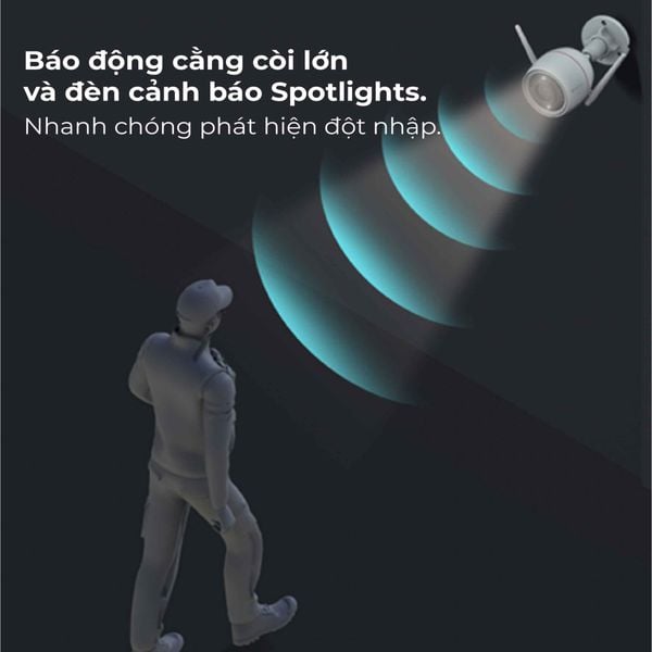 Camera Wifi EZVIZ ngoài trời 3MP 2K H3C3MP