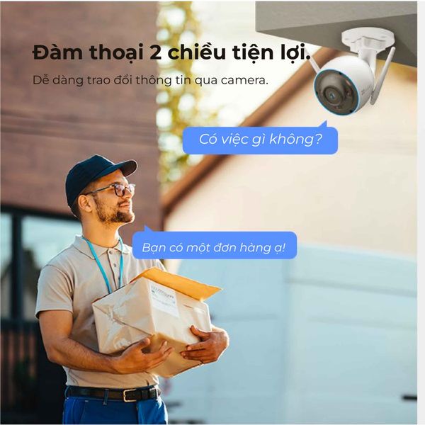 Camera Wifi EZVIZ ngoài trời 5MP 3K H3