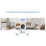 Camera Wifi EZVIZ quay quét trong nhà 4MP 2K C6N