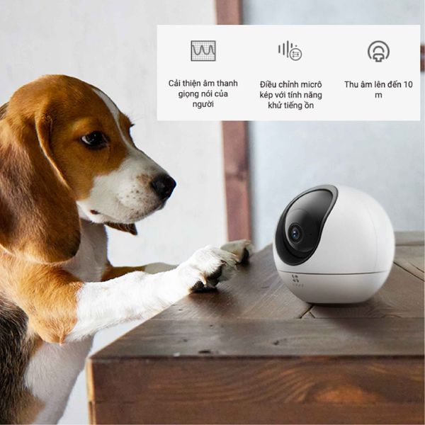 Camera Wifi EZVIZ quay quét trong nhà 5MP 3K H6