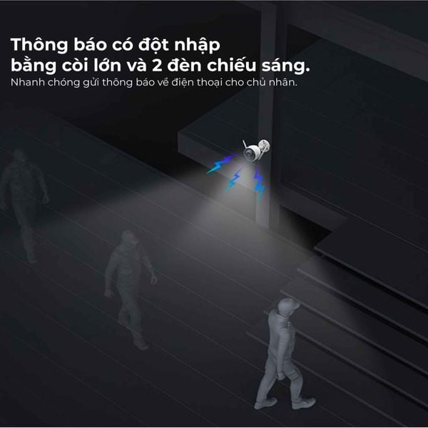 Camera Wifi EZVIZ thông minh ngoài trời 3MP 2K H3