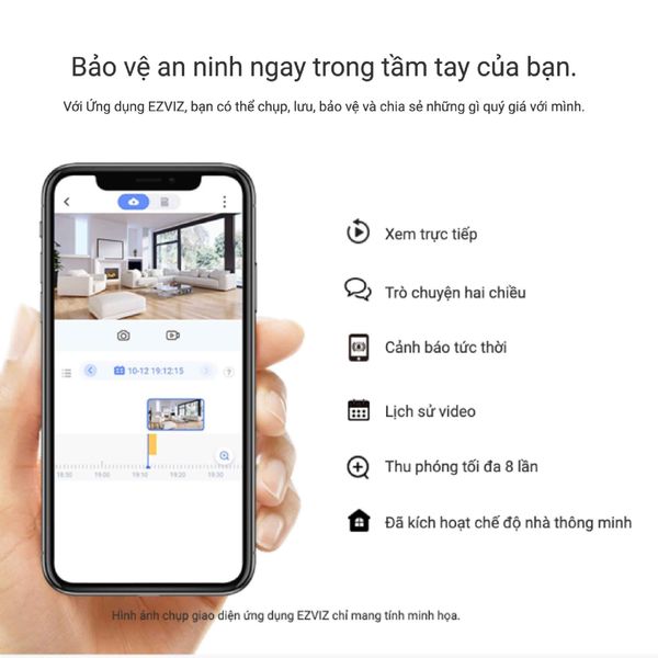 Camera Wifi EZVIZ trong nhà 2MP 1080P C1C-B