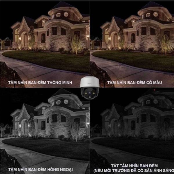 Camera Báo động Wifi IMOU ngoài trời Cruiser IPC-S31FEP (Cruiser SE+3MP), đàm thoại, 360 độ, Hồng ngoại nhìn ban đêm