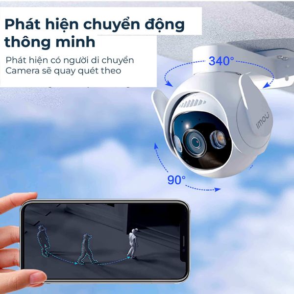 Camera Wifi IMOU ngoài trời Cruiser 5MP GS7EP- 5M0WE