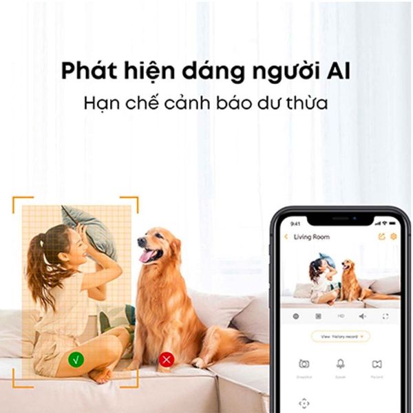 Camera Wifi trong nhà IMOU IPC-A32EP-L, quay quét 360, 3MP, đàm thoại hai chiều