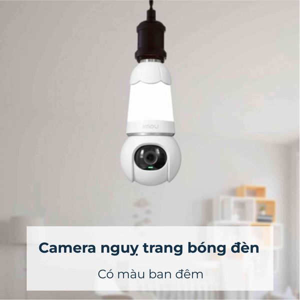 Camera Wifi IMOU trong nhà bóng đèn 3MP IPC-S6DP-3M0WEB