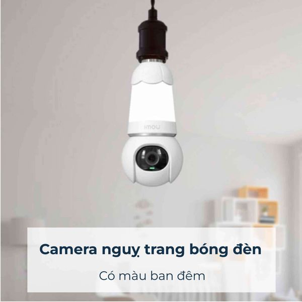 Camera Wifi IMOU trong nhà bóng đèn 5MP IPC-S6DP-5M0WEB