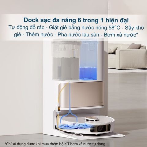 Robot hút bụi lau nhà Dreame L10s Pro Ultra Heat - Lực hút 7000Pa, làm sạch với 4 chế độ thông minh
