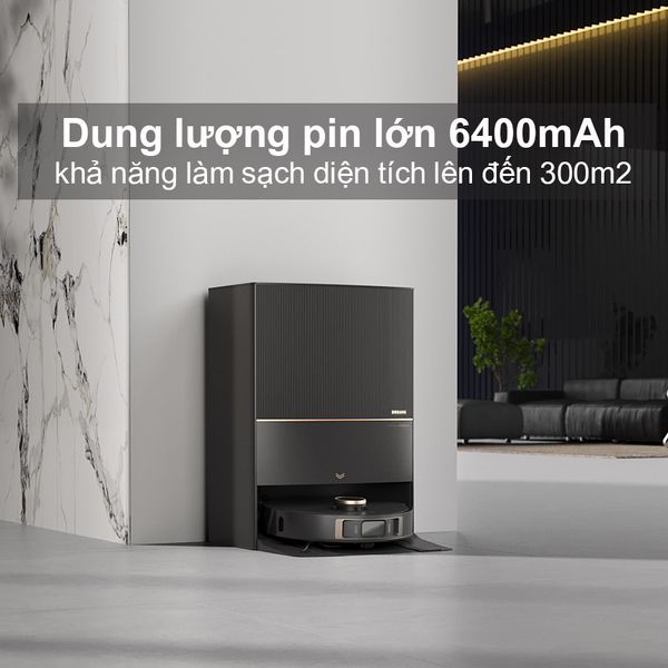 Robot hút bụi lau nhà  thông minh Dreame L20 Ultra - Lực hút 7000 Pa cực mạnh, dung lượng pin 6400 mAh
