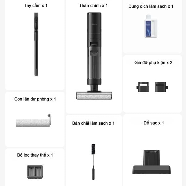 Máy Hút Bụi Lau Nhà Không Dây Dreame H12 Pro