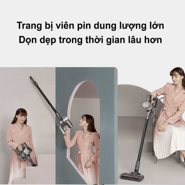 Máy hút bụi cầm tay Cleaner Dreame T30 - Lực hút 27000 Pa, 5 đầu hút bụi tiện lợi