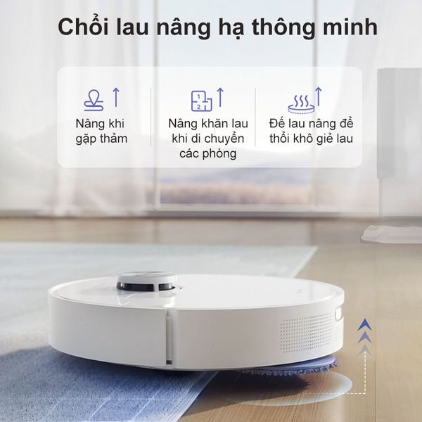 Robot hút bụi lau nhà  thông minh Dreame L10  Prime - Lực hút 4000Pa, bơm xả nước tự động