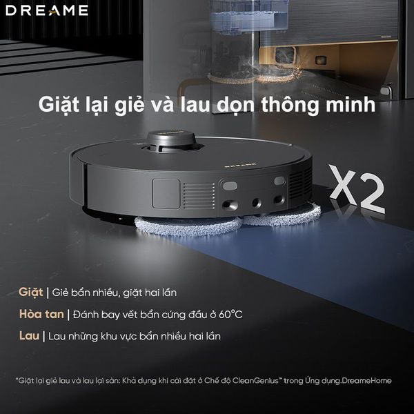 Robot hút bụi lau nhà  thông minh Dreame X30 Master