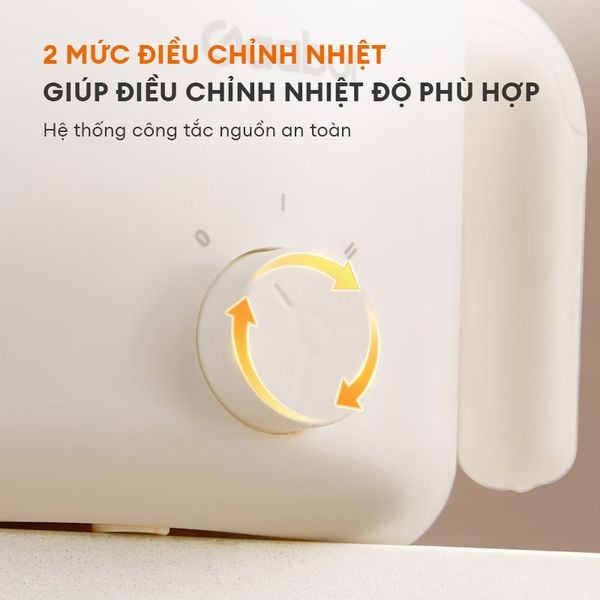 Nồi lẩu điện mini GAABOR GR-N15A đa năng 1,5L 600W