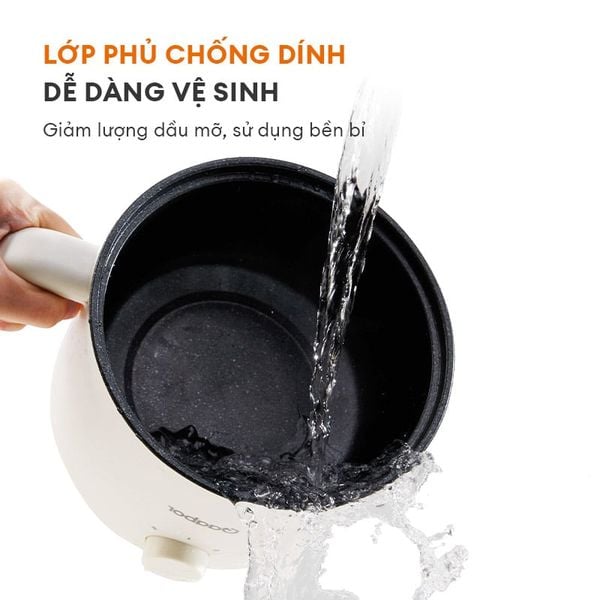 Nồi lẩu điện mini GAABOR GR-N15A đa năng 1,5L 600W