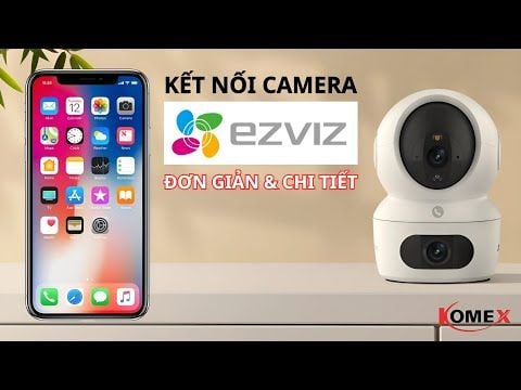 Camera WiFi EZVIZ trong nhà H6c Pro 2K 4MP (gọi điện qua app, quay 360°)