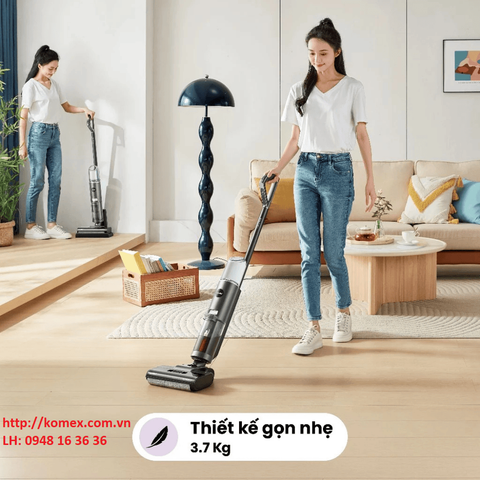 Máy Hút Bụi cầm tay Lau Sàn Thông Minh Comfee CXC05APGY – Làm Sạch Hiệu Quả, hút nước đến 90%