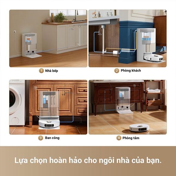 Bộ bơm xả nước tự động dành cho Dreame L10s Pro Ultra / X30 Ultra