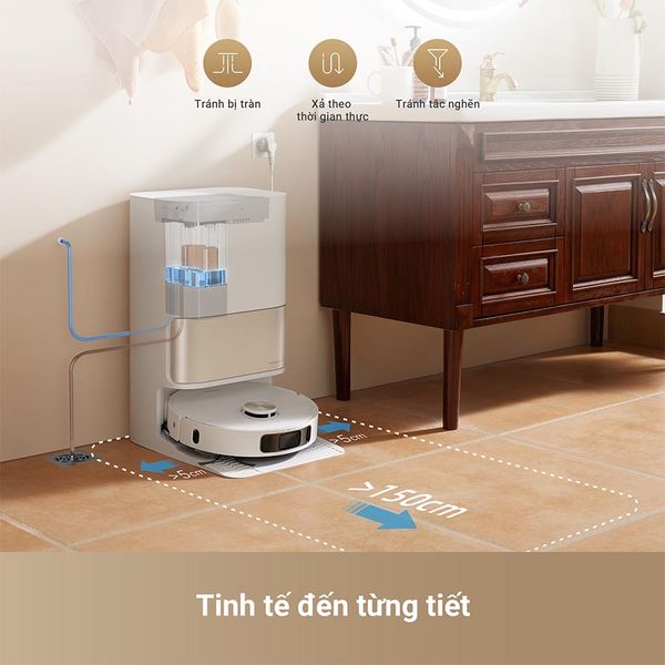 Bộ bơm xả nước tự động dành cho Dreame L10s Pro Ultra / X30 Ultra