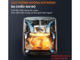 Nồi chiên không dầu điện tử Gaabor AF65T-BK01A, Dung tích 6.5 lít.