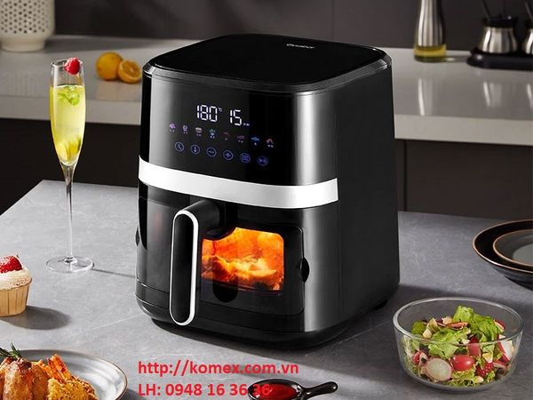 Nồi chiên không dầu điện tử Gaabor AF65T-BK01A, Dung tích 6.5 lít.