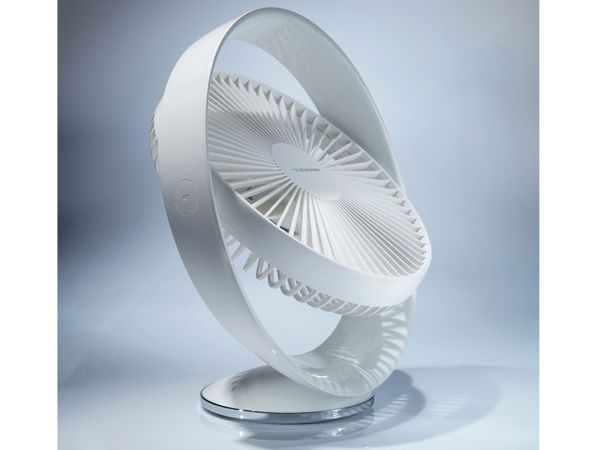 Quạt tích điện để bàn, Quạt sạc điện để bàn Tiross TS2282, Sạc USB