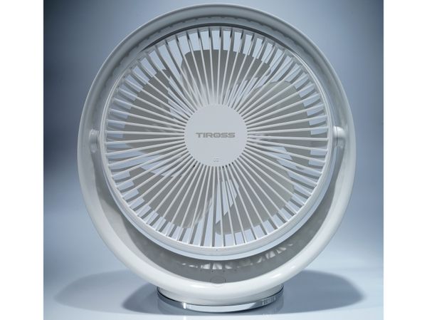 Quạt tích điện để bàn, Quạt sạc điện để bàn Tiross TS2282, Sạc USB
