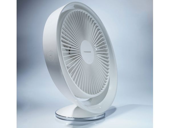 Quạt tích điện để bàn, Quạt sạc điện để bàn Tiross TS2282, Sạc USB
